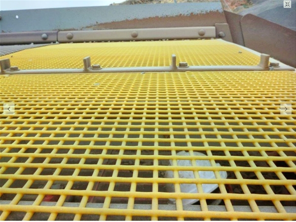 Polyurethane coated wire screens