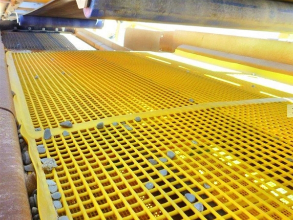 Polyurethane coated wire screens