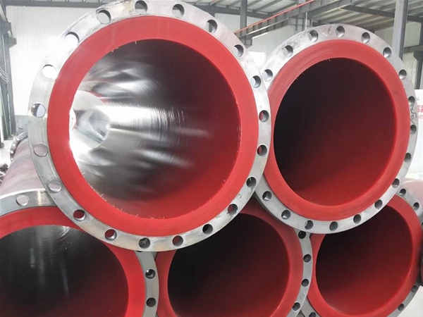 Polyurethane lined pipes